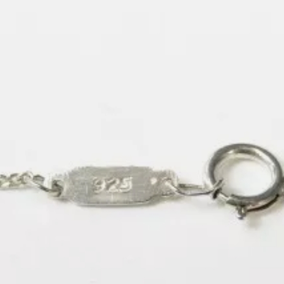 TIFFANY RETIRED SMALL BOW ON ATTACHED 16 INCH TIFFANY CHAIN - Picture 2 of 5